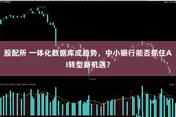 股配所 一体化数据库成趋势，中小银行能否抓住AI转型新机遇？